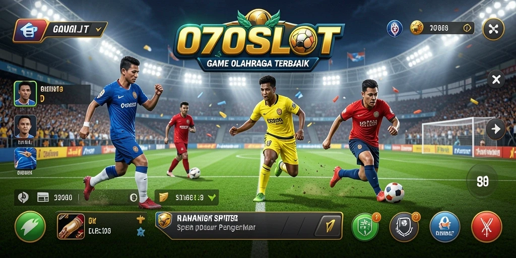Tampilan gameplay seru di 070SLOT dengan aksi olahraga yang mendebarkan.