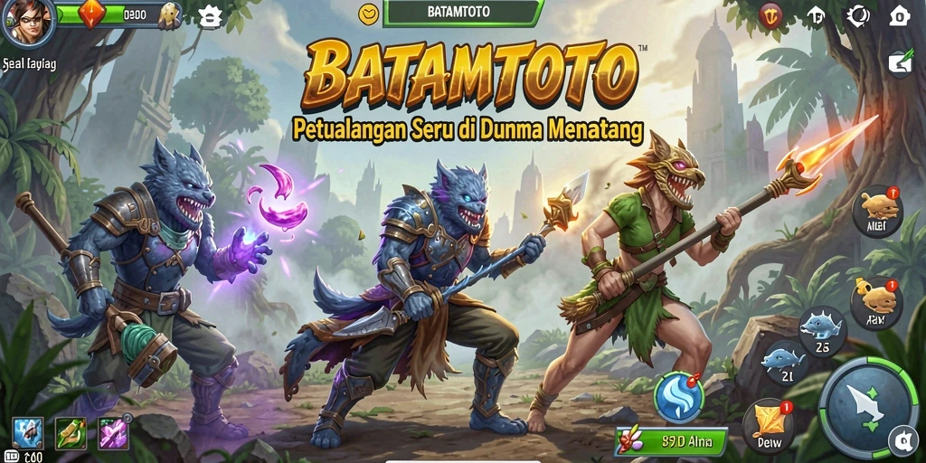 Screenshot gameplay BATAMTOTO menampilkan petualangan seru dengan grafis yang memukau.