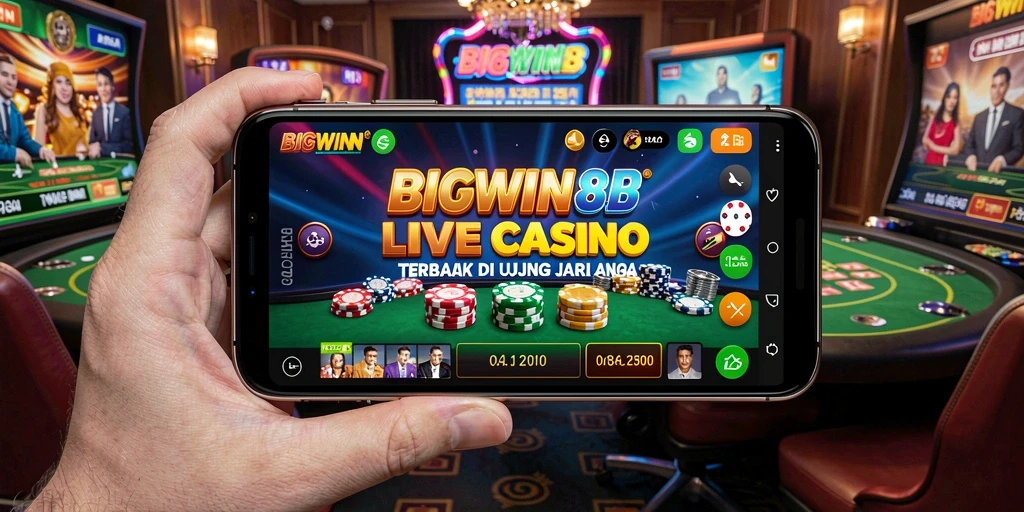 Screenshot gameplay Live Casino yang seru dan interaktif.