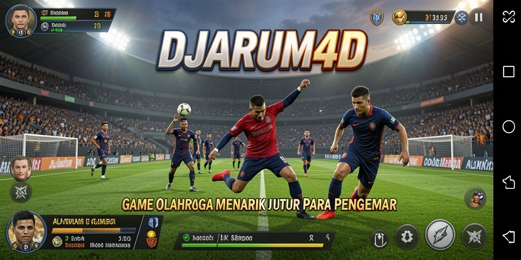 Tangkapan layar gameplay DJARUM4D yang menampilkan aksi olahraga seru.