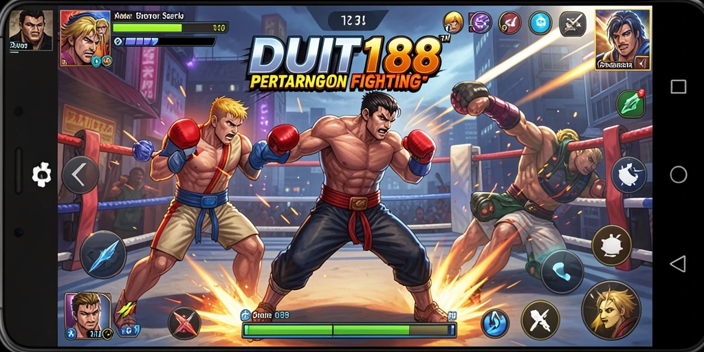 Gameplay seru dari DUIT188 yang penuh aksi Fighting.