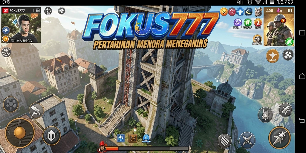 Gameplay menara pertahanan yang menarik di FOKUS777.