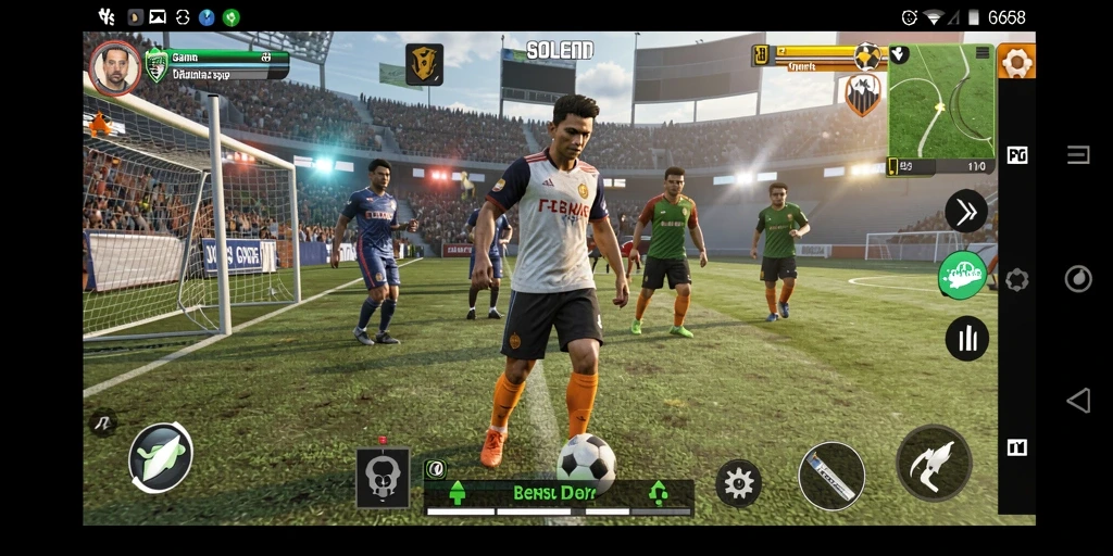 Tampilan gameplay seru dari G668 yang menggambarkan berbagai jenis olahraga.