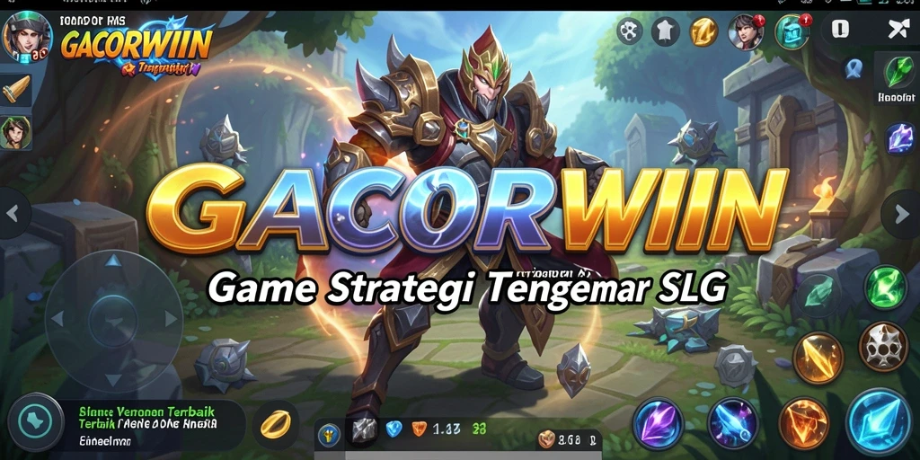 Tangkapan layar gameplay GACORWIN yang menampilkan aksi strategi SLG.