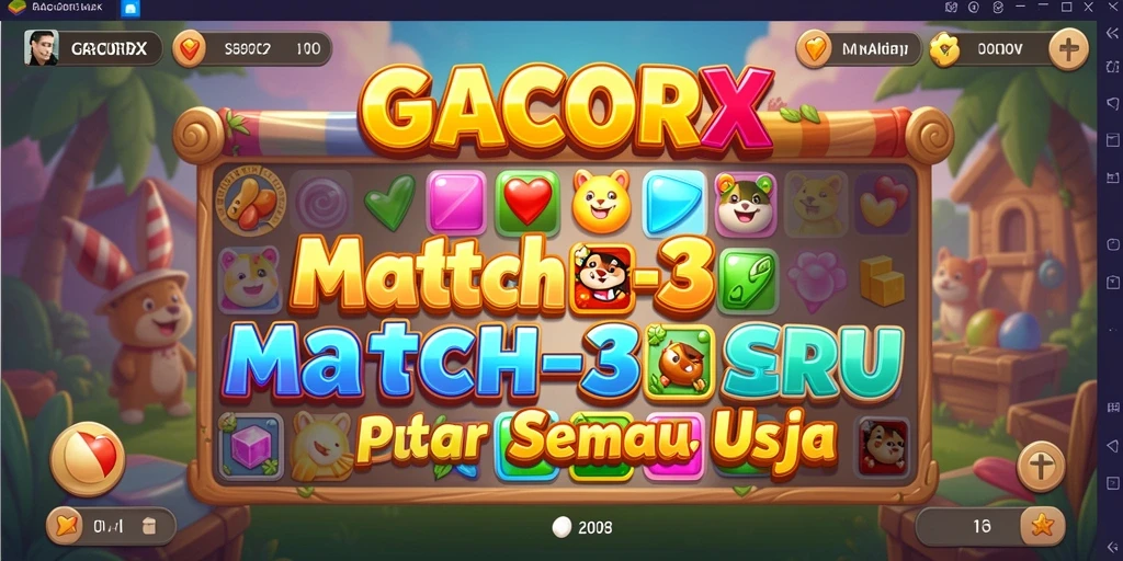 Screenshot gameplay GACORX dengan tampilan grafis yang menarik.