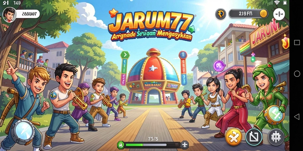 Tampilan gameplay seru JARUM77 yang penuh aksi dan tantangan.