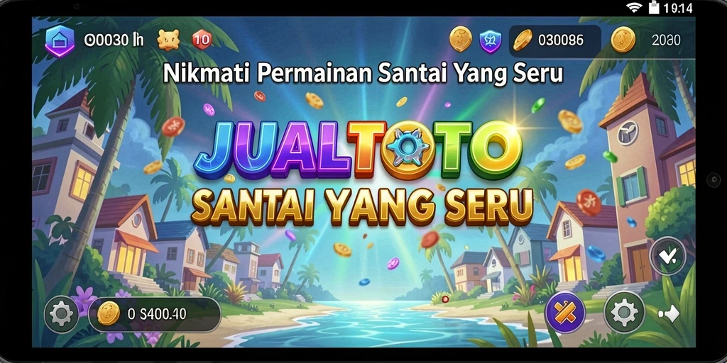 Tangkapan layar utama menunjukkan gameplay yang seru dan menyenangkan.