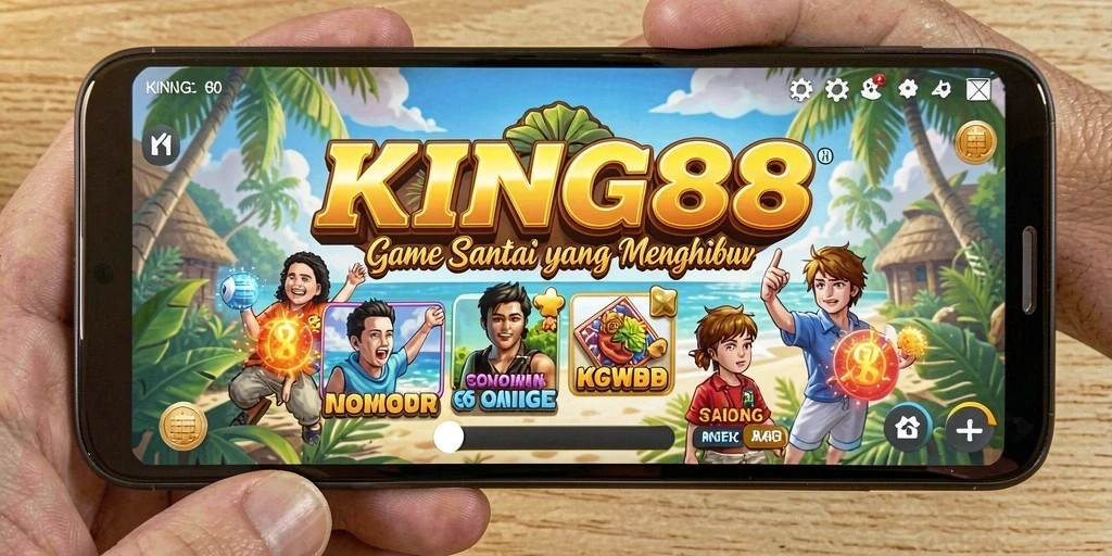 Tampilan gameplay seru dan warna-warni dari KING88.