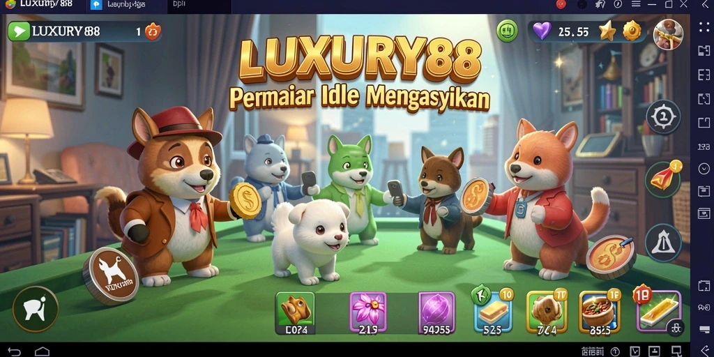 Tampilan gameplay LUXURY88 yang menawan dan mengasyikkan.