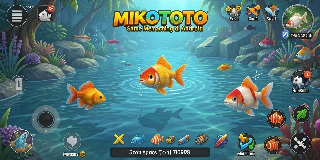 Screenshot gameplay MIKOTOTO menampilkan pengalaman memancing yang seru.