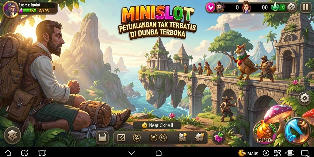 Tampilan gameplay yang menakjubkan di dunia terbuka MINISLOT.