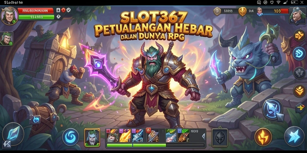Tampilan gameplay yang menarik dan aksi seru dalam dunia RPG.