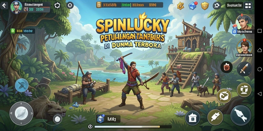 Gameplay seru dan imersif dalam dunia terbuka SPINLUCKY.