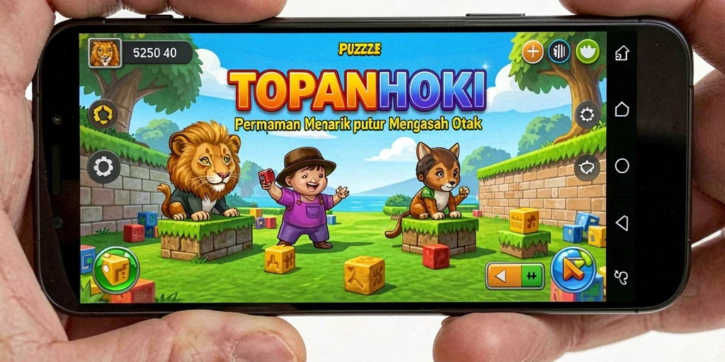 Tampilan menarik dari gameplay TOPANHOKI yang menantang.